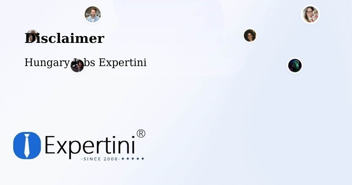Disclaimer – Ajak - Hungary Jobs Expertini